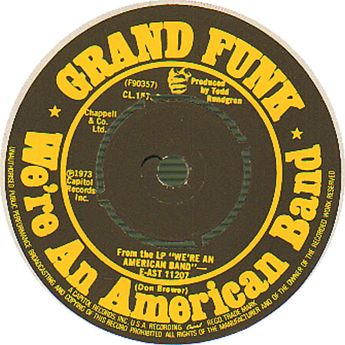 その他 LP/GF Grand Funk Were An American Band (- Yellow ECP80857 CAPITOL Japan /00400 Amazon.com: Grand Funk - We're An American Band - Yellow Vinyl LP